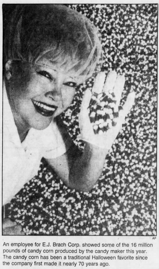 16 million pounds of candy corn